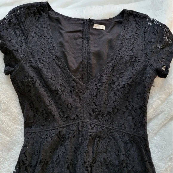 lace waist button maxi dress THE LACE BUTTON FRONT MAXI DRESS SMALL / Black main image 1